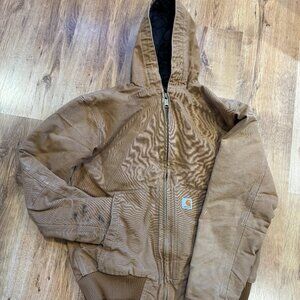 Pre-Worn - Carhartt Insulated Active Jacket - Loose Fit - Washed Duck